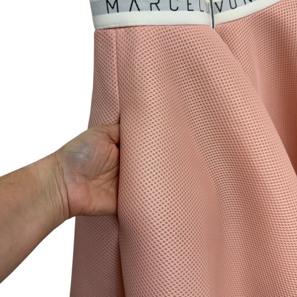 NWT Marcell Von Berlin Neoprene Blush Rose Prom Homecoming Dress Women's sz 6 - Picture 6 of 12